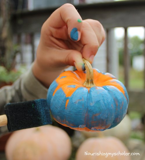 Pumpkin Painting & Halloween Picture Books