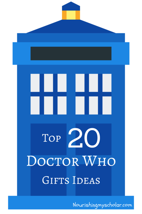 Top 20 Doctor Who Gift Ideas: Doctor Who fans rejoice with this list of top 20 Doctor Who Gift Ideas! #doctorwho #doctorwhochristmas #Christmas 