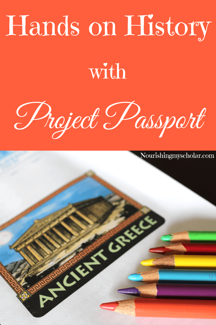 Hands-on History with Project Passport: Check out this awesome hands-on history program that incorporates living books, and audio stories that will keep history exciting for your child while letting them dive as deeply as they desire into the pages of the past. #unitstudy #lapbook #handson #ancientgreece #homeschool #homeschooling