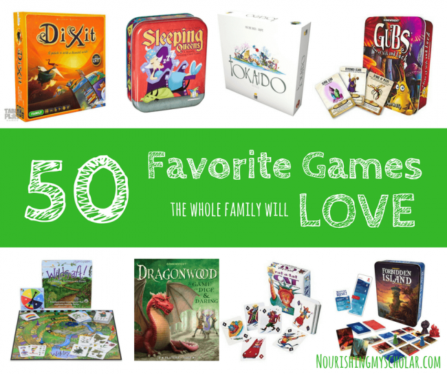 50 Favorite Games The Whole Family Will Love