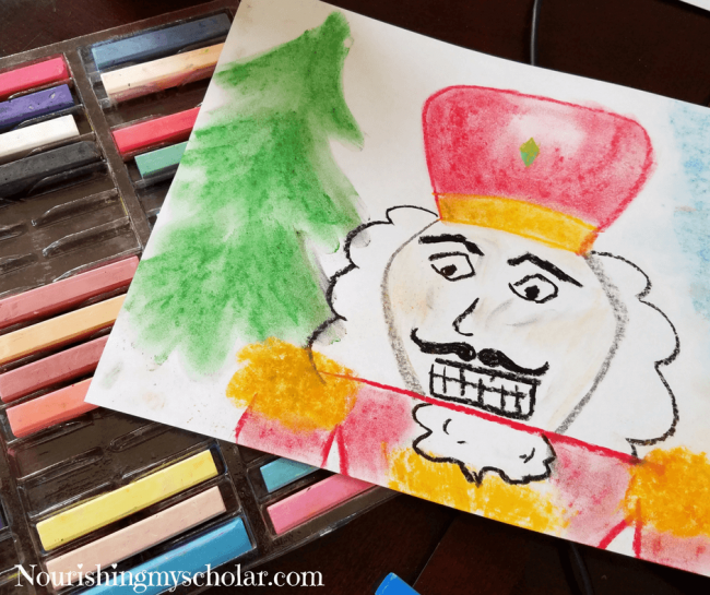 Festive Christmas Chalk Pastel Art Lessons For Kids