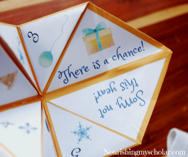 New Year's Eve Cootie Catcher