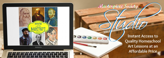 Fantastic Online Art Lessons with Masterpiece Society Studio