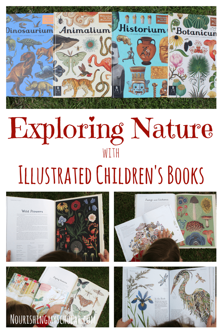 Exploring Nature with Illustrated Children's Books: Illustrated children's books are a perfect way for kids to explore nature! #naturestudy #homeschooling #childrensbooks #kidlit #nature