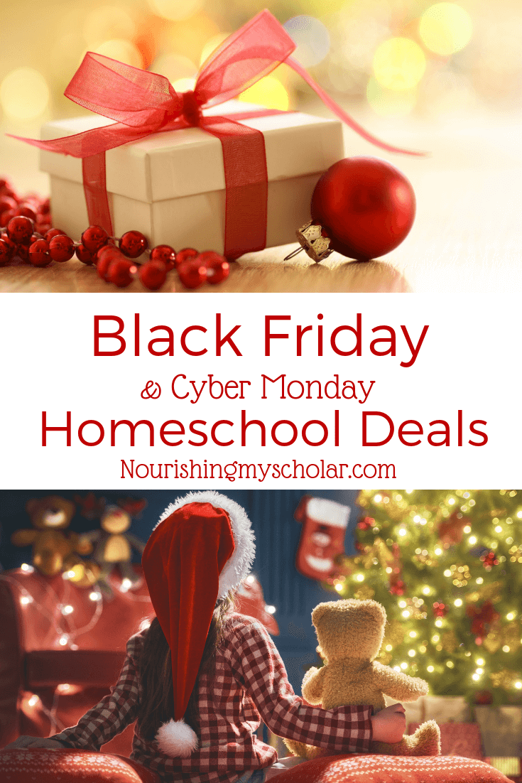 Black Friday and Cyber Monday Homeschool Deals Did you know that Black Friday through Cyber Monday is a fantastic time to snag some fabulous homeschool deals? #cybermonday #homeschooldeals #homeschool #homeschooling