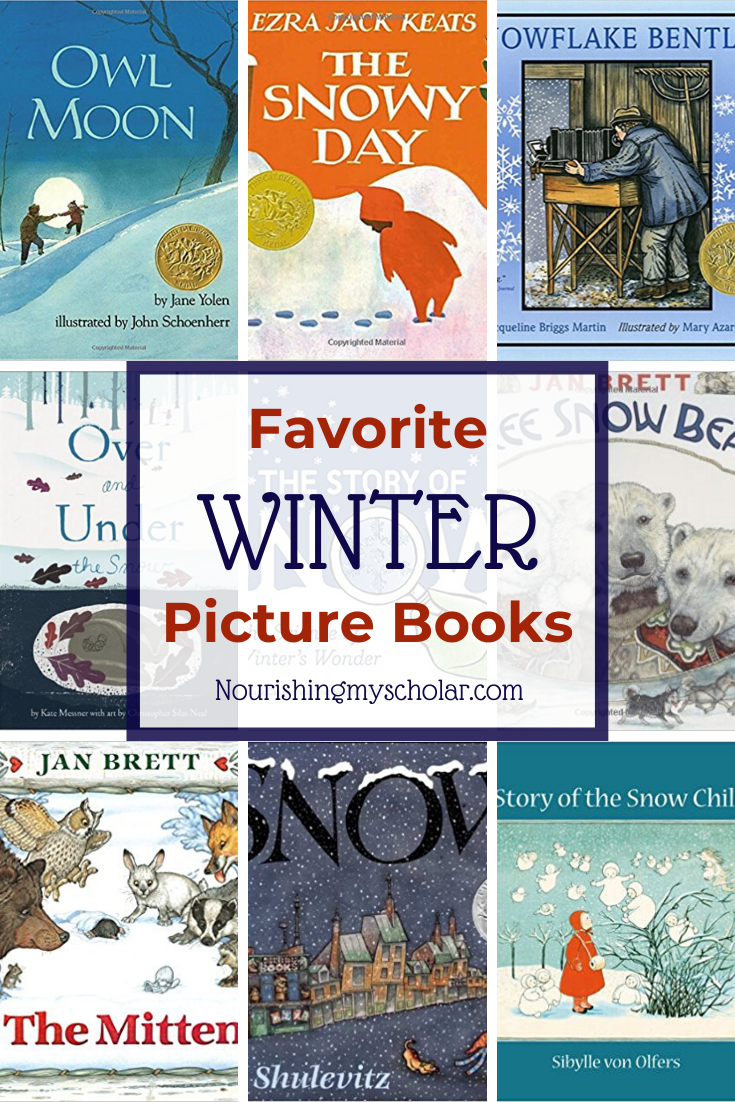Favorite Winter Picture Books: Cozy up with over 20 of our favorite winter picture books for kids! #homeschooling #kidlit #winter #books #winterpicturebooks #picturebooks #kidsbooks #picturebooks #winterreadaloud