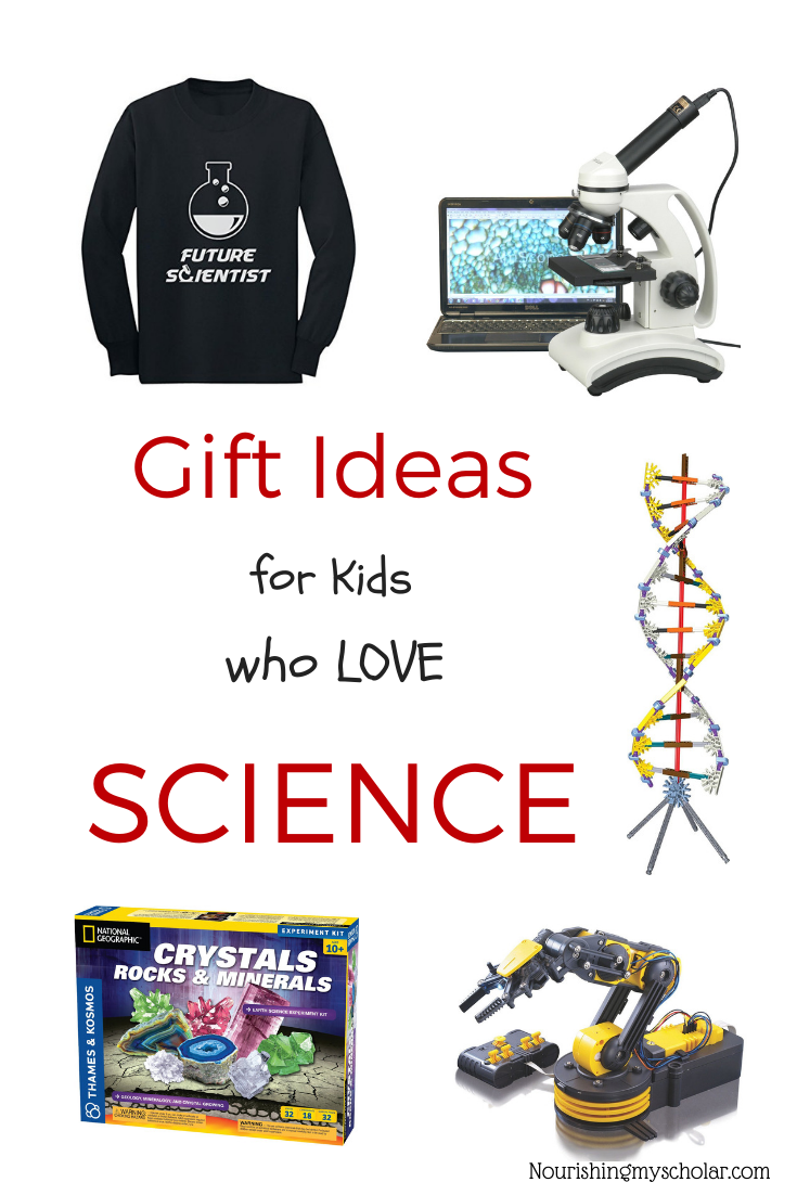 Gift Ideas for Kids who Love SCIENCE: If you're like me and frantically searching for science-related gifts, then search no more. Check out over 60 fantastic holiday gift ideas! #Christmas #giftideas #giftguide #ihsnet #science #sciencegifts 