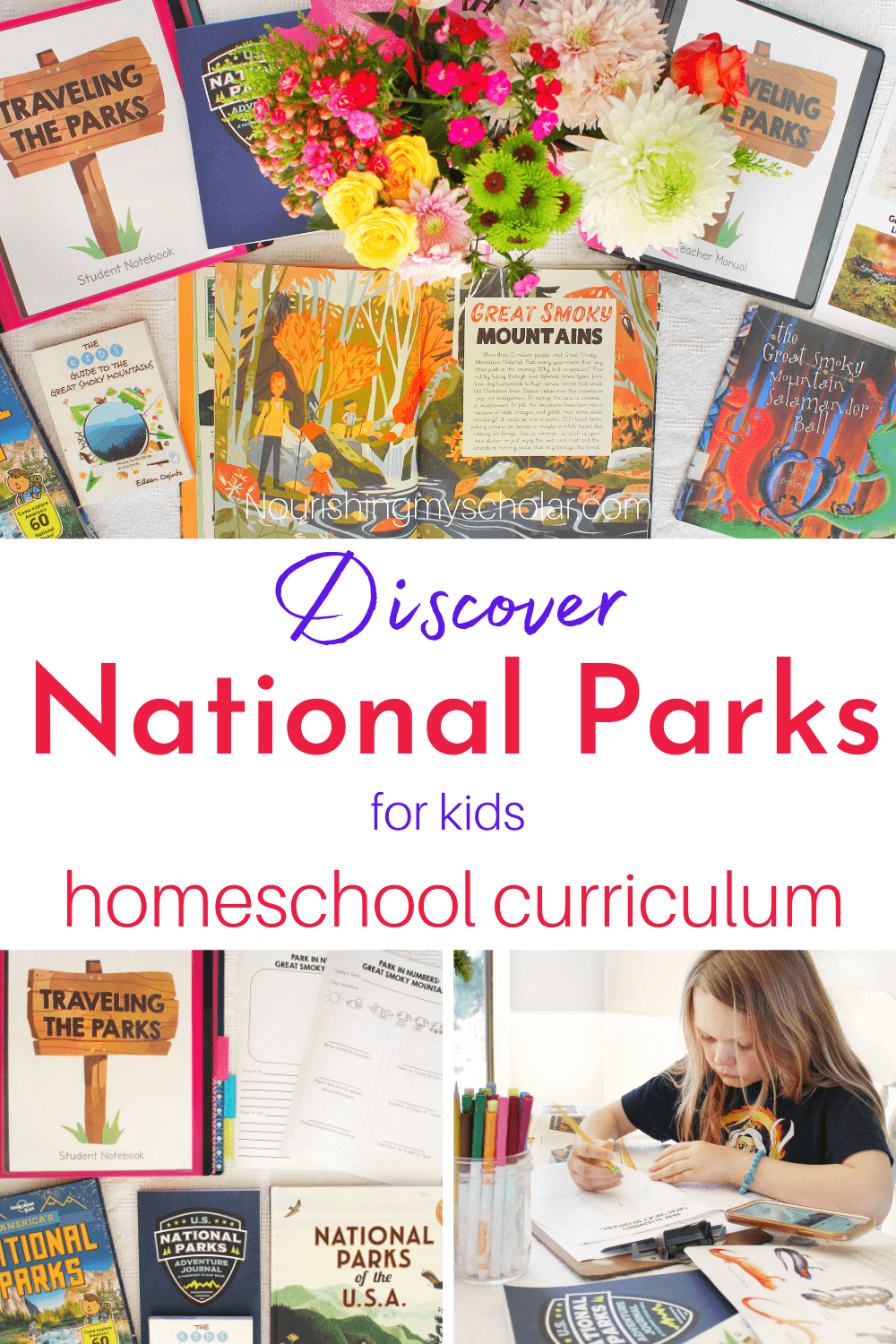 Discover National Parks for Kids: Discover the fantastic national parks of our country without ever leaving the comfort of your own home unless you want to. That's right, I've discovered a curriculum that will take you and your kid's trekking across the country to 60 of America's national parks! #nationalparks #nationalparksforkids #homeschool #homeschooling #USAgeography #USAtravel #waldockwaytravelingthestates #travelingthestates