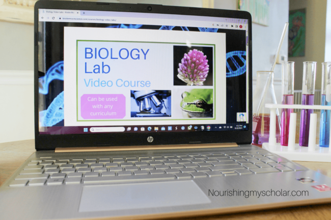 Biology Made Easy with Kristin Moon's Self-Paced Biology Video Lab